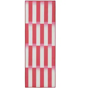 Benuta Tapis de couloir rouge 70x200 pas cher