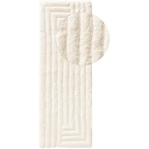 Benuta Tapis de couloir crème 70x200 pas cher