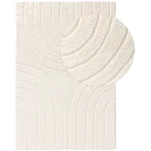 Benuta Tapis à poils longs crème 160x230 pas cher