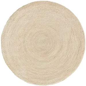 Benuta Tapis de jute ivory D 80 rond