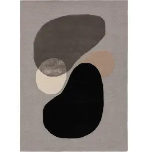 Benuta Tapis de laine multicouleur/gris 160x230 pas cher