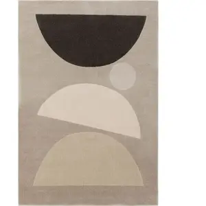 Benuta Tapis crème/anthracite 120x170 pas cher