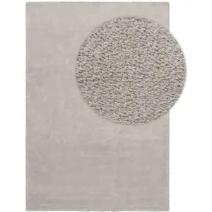 Benuta Tapis gris clair 120x170 pas cher