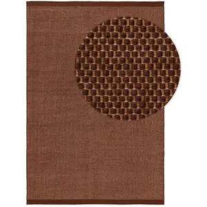 Benuta Tapis de laine marron 170x240 pas cher
