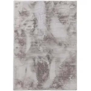 Benuta Tapis fausse fourrure gris 230x340 pas cher