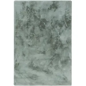 Benuta Tapis de fausse fourrure menthe 80x150 pas cher