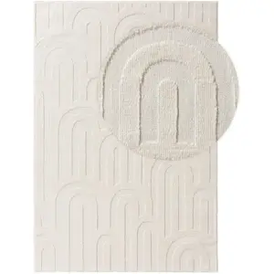 Benuta Tapis crème 120x170 pas cher