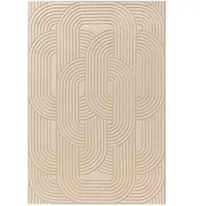 Tapis de laine beige 200x300