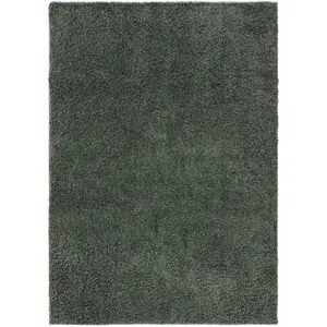 Benuta Tapis à poils longs vert clair 120x170 pas cher