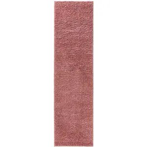 Benuta Tapis à poils longs rose 60x120 pas cher