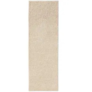 Benuta Tapis à poils longs crème 80x250 pas cher