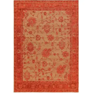 Benuta Tapis tissé à plat rouge 120x180 pas cher