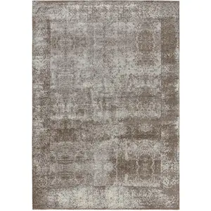 benuta Tapis tissé à plat gris 80x165 pas cher