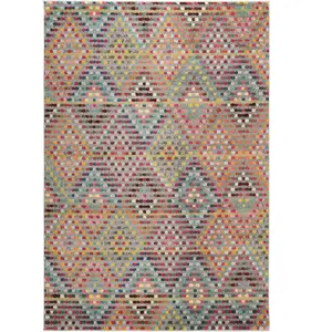 benuta Tapis, Fibres synthétiques, Multicouleur, 140X200 cm pas cher
