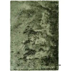 Benuta Tapis à poils longs vert 300x400 pas cher