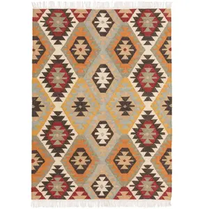 Benuta Kelim tissé à la main multicouleur 120x170 pas cher