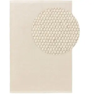 Tapis de laine blanc 300x400
