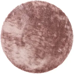 Benuta Tapis à poils longs rose D 160 rond