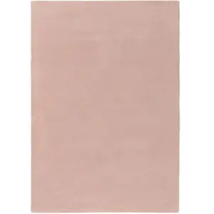 Benuta Tapis de laine rose 160x230 pas cher