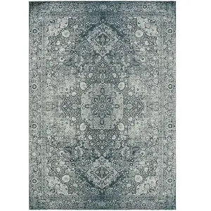 Benuta Tapis tissé à plat bleu 240x340 pas cher