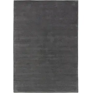 Benuta Tapis de laine anthracite 200x300