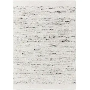 Benuta Tapis à poils longs crème/gris 120x170 pas cher