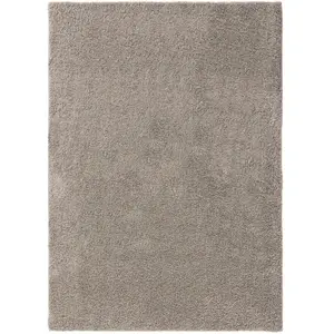benuta Tapis à poils longs gris clair 160x230