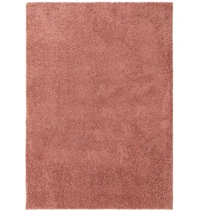Benuta Tapis à poils longs rose 120x170 pas cher