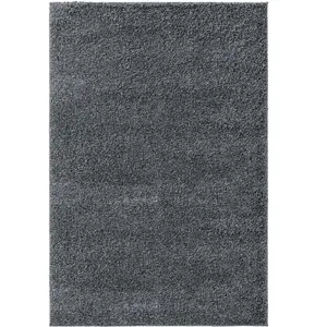 Benuta Tapis à poils longs gris 160x230 pas cher