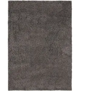 Benuta Tapis à poils longs gris 240x340 pas cher