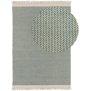 Benuta Tapis de laine menthe 120x170 pas cher