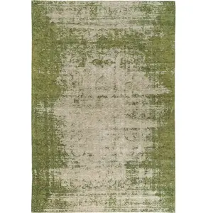 Benuta Tapis tissé à plat vert 195x285 pas cher
