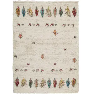 Benuta Tapis à poils longs beige 80x150 pas cher