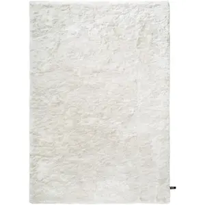 Benuta Tapis à poils longs blanc 160x230 pas cher