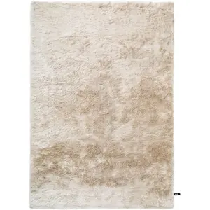 benuta Tapis Shaggy à Poils Longs Whisper Beige 120X170 Cm - Tapis Doux pour Salon pas cher