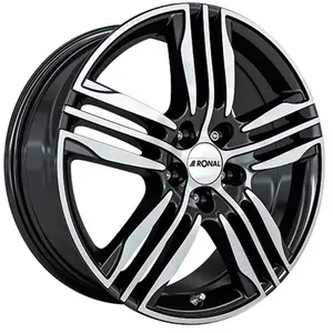 Jante Aluminium Ronal 17 Pouces Noir Brillant Face Polie pas cher