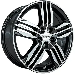 Jante Aluminium Ronal 17 Pouces Noir Brillant Face Polie pas cher