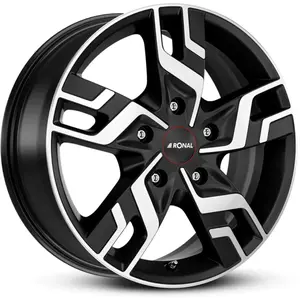 Jante Alu Ronal R64 Jbm/fc 17 Pouces - 7x17 5x130 Et60 Jetblack-matt-frontkopie