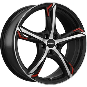 Jante Alu Ronal R62 Red 18 Pouces - 7.5x18 5x120 Et52 Jetblack-matt-frontkopie pas cher
