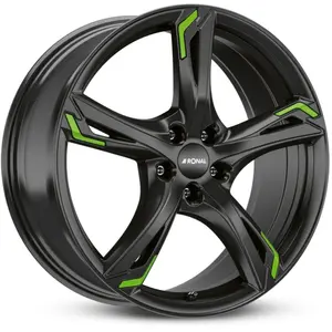 Jante Alu Ronal R62 Green 8x19 5x112 Et45 Jetblack pas cher