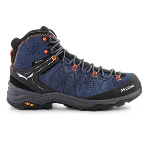 Comparateur de prix : Salewa - Alp Trainer 2 Mid GTX - Chaussures de randonnée taille 8,5, bleu/noir