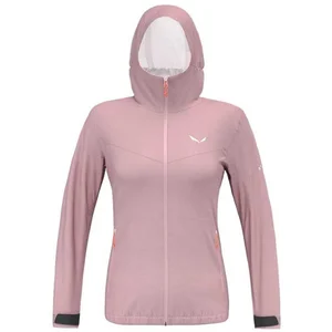 Comparateur de prix : Veste à capuche Salewa Puez Aqua 4 Powertex 2.5L rose pâle femme - 40