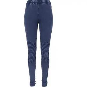 Comparateur de prix : Urban Classics Femme Denim Jersey Leggings De Sport, Bleu (Indigo), S EU