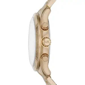 Montre Femme MICHAEL KORS en Acier Jaune Etanche pas cher