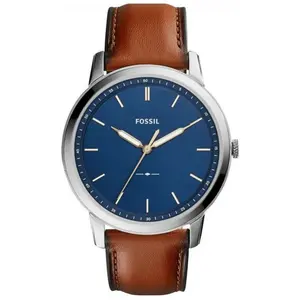 Montre Fossil FS5304 - MINIMALIST Cuir Marron Homme pas cher