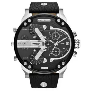 Comparateur de prix : Montre Stylée Homme Diesel DZ7313 - Bracelet Cuir Noir