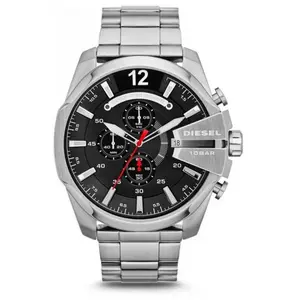 Comparateur de prix : Montre Homme Diesel Mega Chief DZ4308 Bracelet argenté en acier