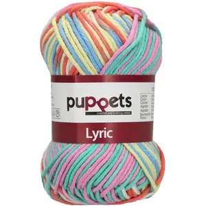 Puppets Lyric Multicolor, épaisseur : 8, présentation : 50 g, longueur...
