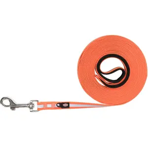 Comparateur de prix : TRIXIE Easy Life Laisse à Pister, réfléchissant, M XL: 10 m/17 mm, Orange - 207323