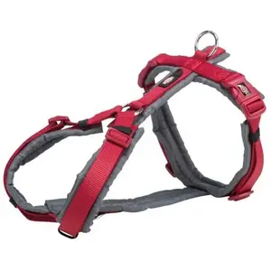Trixie Premium Harnais Trekking, S-M, Rouge/Graphite, 44-53 cm/20 mm pas cher